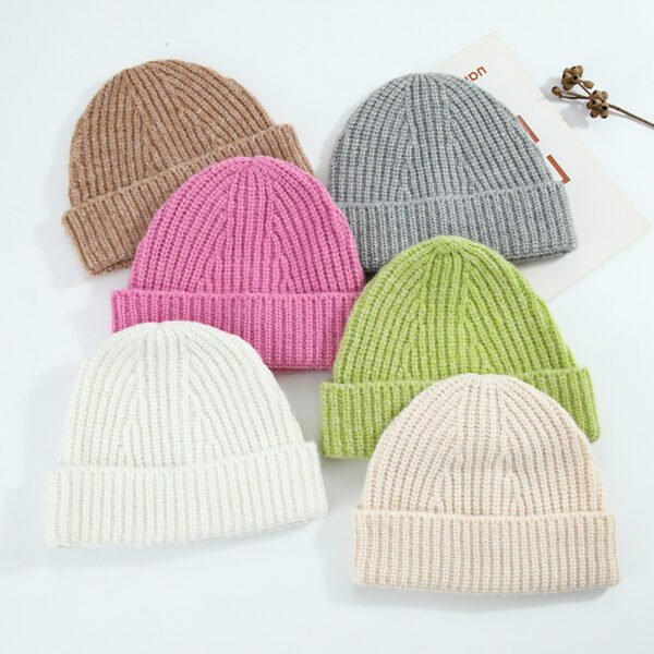 Custom Acrylic Material Plain Winter Beanies