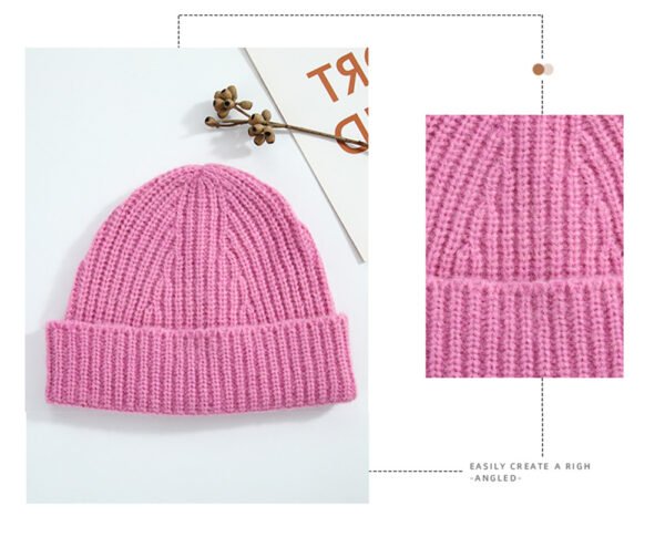 Custom Acrylic Material Plain Winter Beanies - Image 3