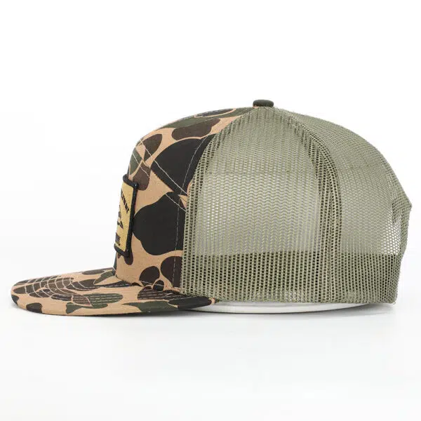 Wholesale 7 Panel Cotton Twill Embroidery Logo Mesh Snapback Cap - Image 6