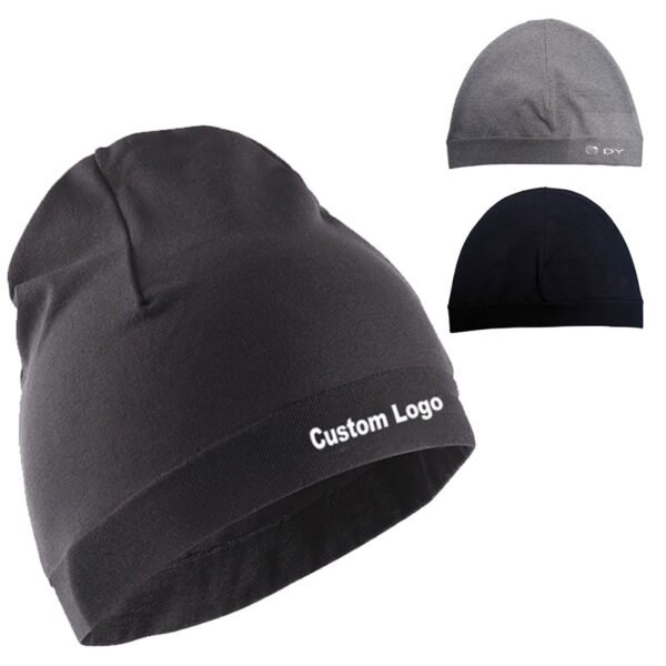 Custom Printed Logo Satin Lined Beanie For Cycling & Mountaineering - Image 6