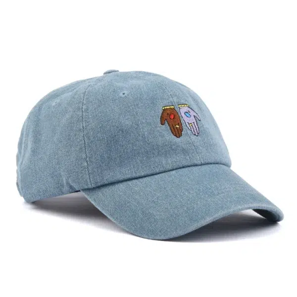 Custom Embroidery Logo Vintage Denim Jean Dad Hats - Image 3