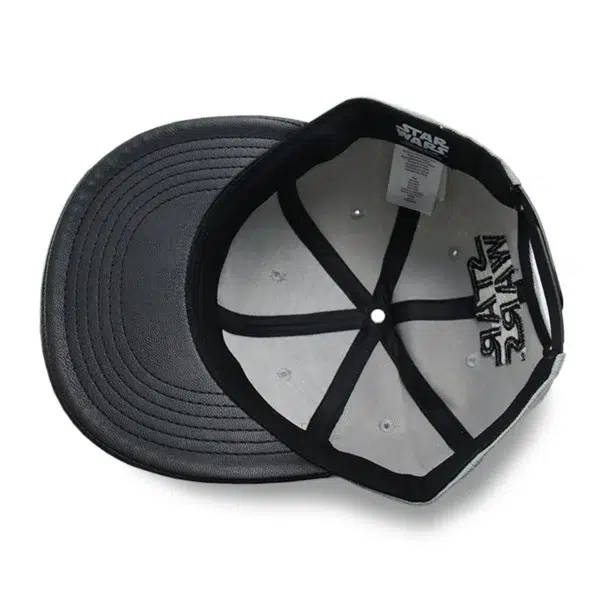 OEM 6-Panel 3D Embroidery Flat Bill Sports Snapback Cap for Men - Image 4