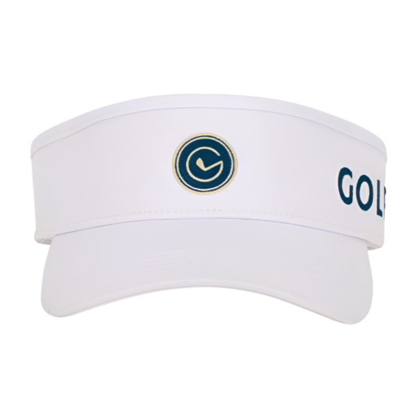 Custom White Adjustable Embroidery Logo Sport Gorras Sun Visor