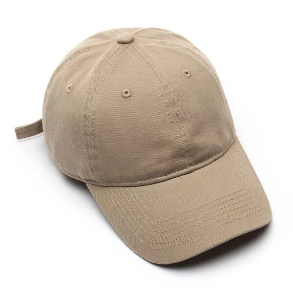 Custom Embroidery Logo 6 Panel Blank Fitted Baseball Cap - Image 2