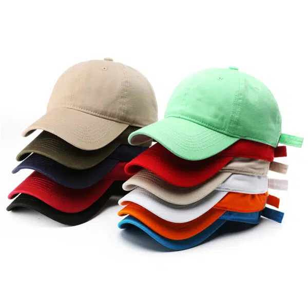 Custom Embroidery Logo 6 Panel Blank Fitted Baseball Cap - Image 5
