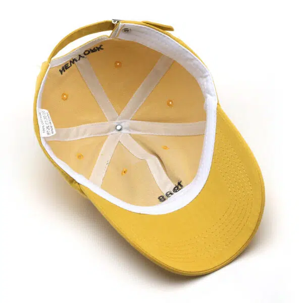 Custom 6 Panel Cotton Plain Embroidery Logo Adjustable Dad Hat - Image 4