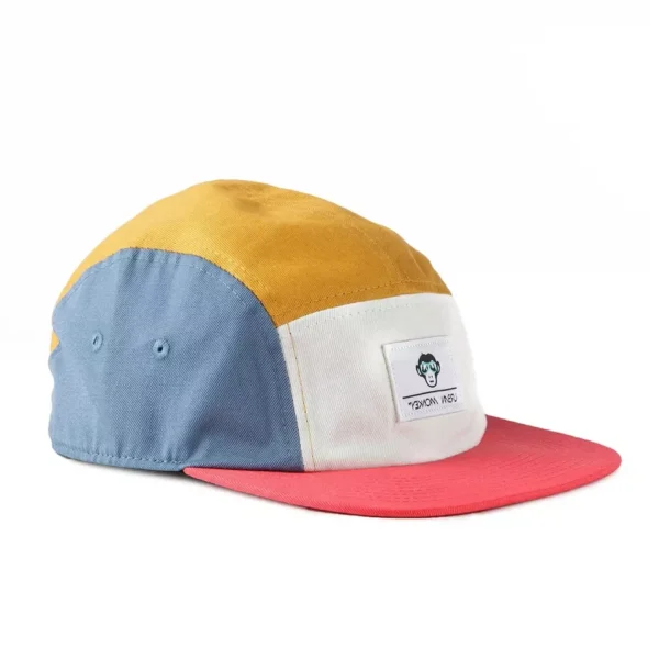 Custom Cotton Patch logo 5 Panel Camp Cap - Image 2