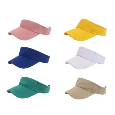Classic Cotton Colorful Adjustable Blank Sun Visor