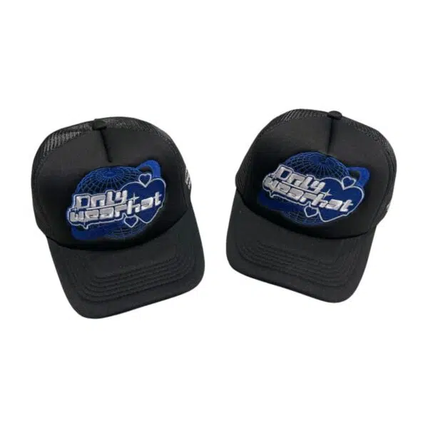 Custom Logo Classic 5 Panel Hat Embroidered Trucker Hat - Image 6