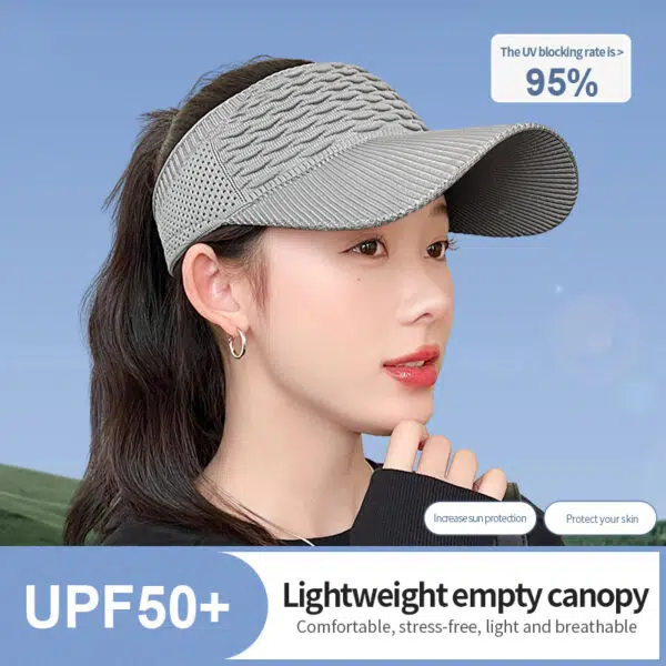 Trendy Outdoor Women's Polyester Korean Version Duckbill Sun Hat - Image 3