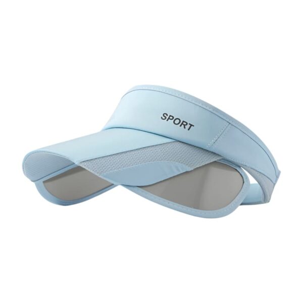 Personalized Adjustable Polyester UV Protection Summer Visor Cap - Image 2