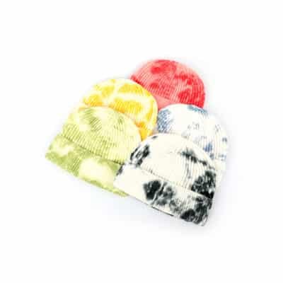 Custom Fashion Tie-Dye Soft Acrylic Knitted Beanie