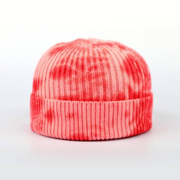 Custom Fashion Tie-Dye Soft Acrylic Knitted Beanie - Image 7