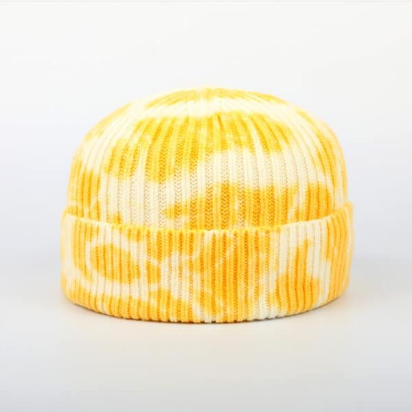 Custom Fashion Tie-Dye Soft Acrylic Knitted Beanie - Image 4
